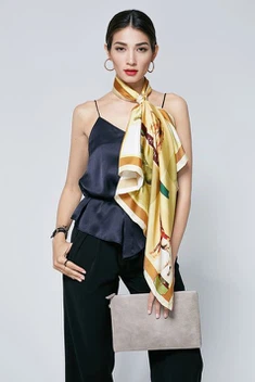 Vlastní design 100% hedvábí tkaný šátek