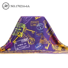 Purple Silk Shawl